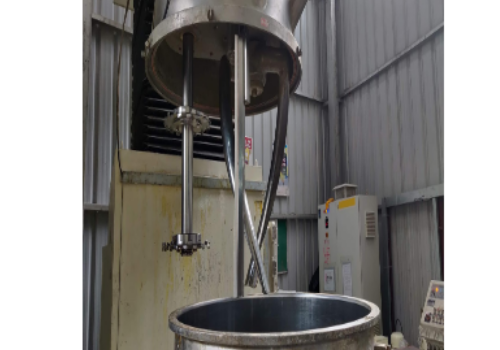 Planetary Mixer with Helical Blades and High Speed Disperser